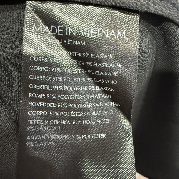 Club Monaco Chic Black Midi Dress - Picture 6 of 7